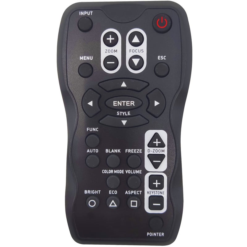 INTECHING YT-100 Projector Remote Control for Casio XJ-A130, XJ-A135, XJ-A140, XJ-A145, XJ-A150, XJ-A155, XJ-A230, XJ-A235, XJ-A240, XJ-A245, XJ-A250, XJ-A255 - Image 1
